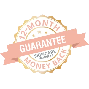 12 month moneyback guarantee on skincare